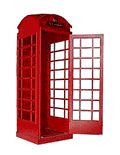 English Phonebooth hardshell money booth, cash booth, cash blower, cash machine