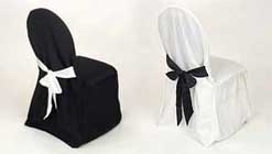 Wedding chair cover, formal chair cover
